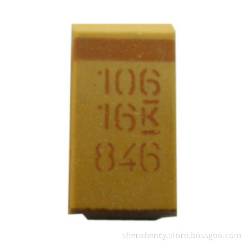 Tantalum Capacitors, T491C106K016AT, 10uF 16V 10% 2413, C Case